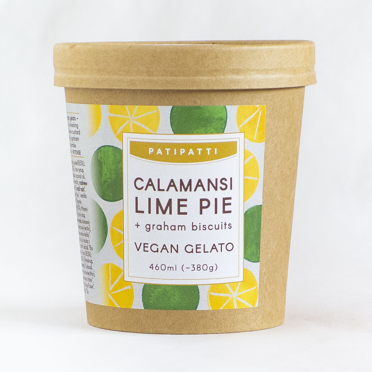 Patipatti Vegan Calamansi Lime Pie Gelato - Tub