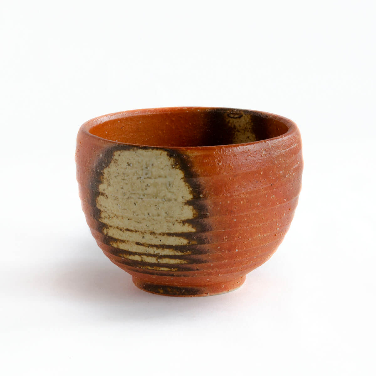 Tangerine Ippukuwan - Small Chawan Matcha Bowl - Patipatti