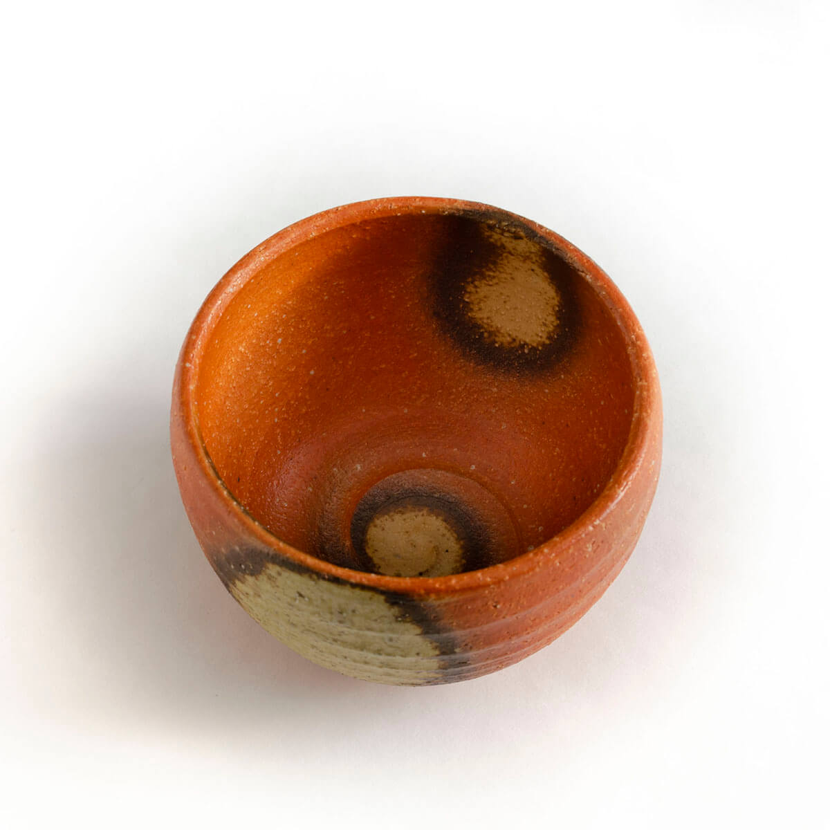 Tangerine Ippukuwan - Small Chawan Matcha Bowl - Patipatti