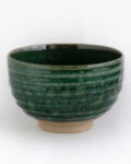 Pine green chawan - handmade matcha bowl from Japan - Patipatti
