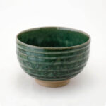 Pine green chawan - handmade matcha bowl from Japan - Patipatti