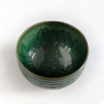 Pine green chawan - handmade matcha bowl from Japan - Patipatti