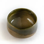 River Moss green chawan - handmade matcha bowl from Japan - Patipatti