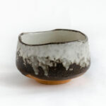 snowfall chawan - white matcha bowl