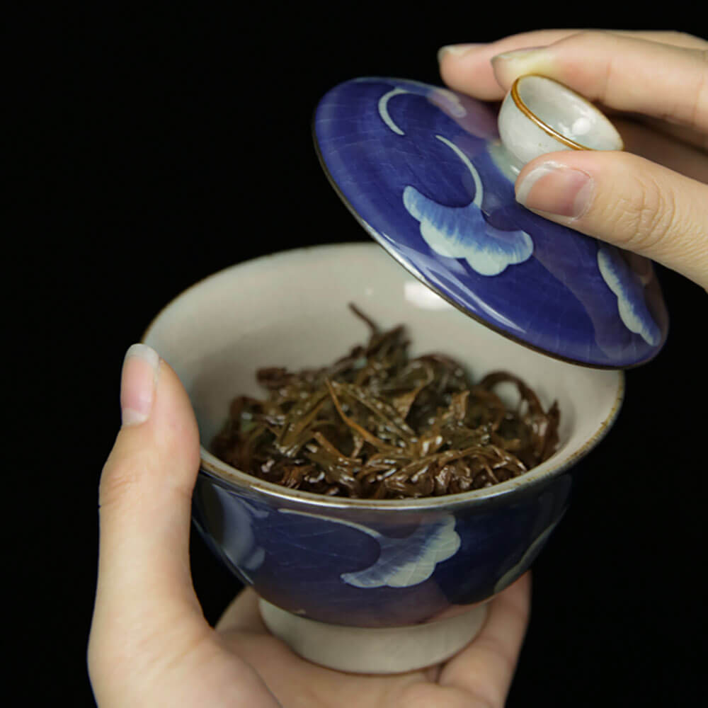 Patipatti Handmade Gaiwan - Ginkgo Leaves