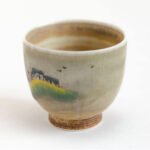 Patipatti Handmade Teacup - Handpainted Pastoral Scene - Idyll Village