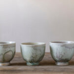 Patipatti Handmade Teacup - Mint Mottle