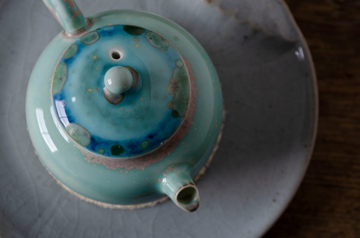 Patipatti Soda Ash Handmade Teapot - Agate