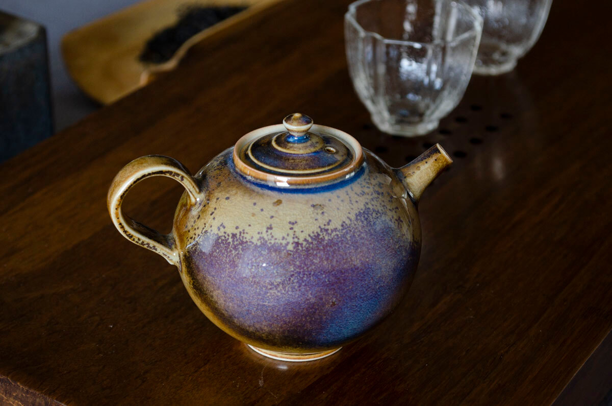 Patipatti Handmade Teapot - Purple Galaxy