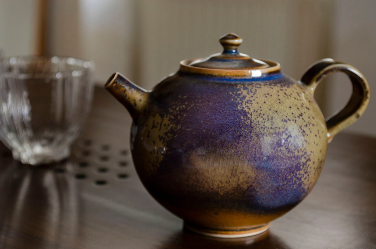 Patipatti Handmade Teapot - Purple Galaxy