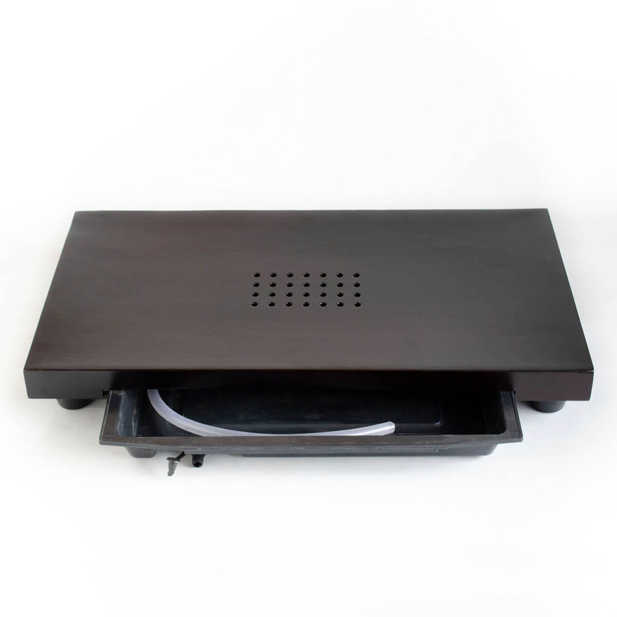 Patipatti Tea Tray - Black Bamboo with reservoir tray or draining tube