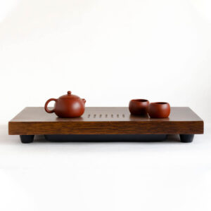 Patipatti Tea Tray - Warm Bamboo with reservoir tray or draining tube
