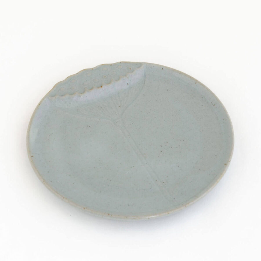Patipatti Ceramic Tea Tray - Blue Lotus