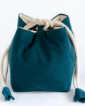 Large Cotton Travel Pouch for teaware